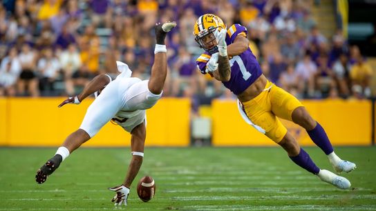 CB Derek Stingley Jr. (foot) out indefinitely for LSU (College Football)