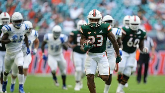 Miami RB Cam'Ron Harris declares for NFL draft (College Football)