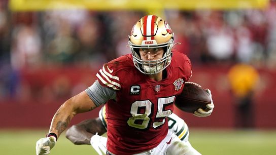 49ers TE George Kittle (calf) questionable for Sunday (NFL)