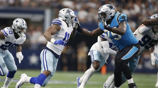 Panthers LT Cameron Erving ruled out vs. Giants (NFL)