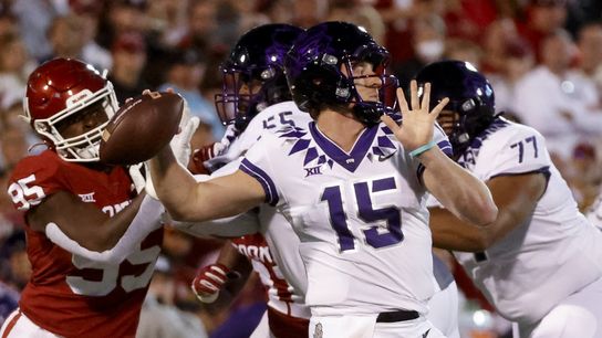No. 4 Oklahoma cruises past TCU in Caleb Williams' debut start (College Football)