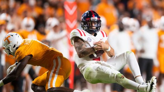 No. 13 Ole Miss survives, earns wild win over Vols (College Football)