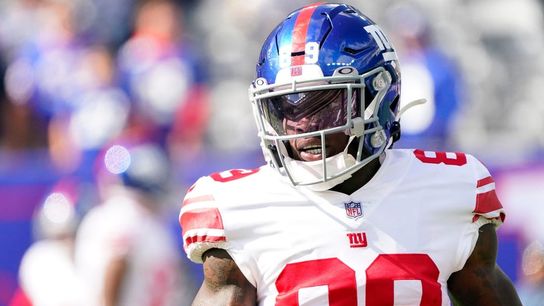 Giants WR Kadarius Toney injures ankle, out vs. Rams (NFL)