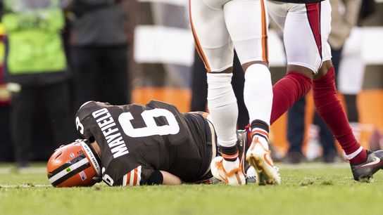 Browns bruised, QB Baker Mayfield iffy, for battle with Broncos (NFL)