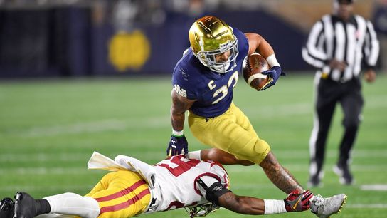 Running games in spotlight as No. 8 Notre Dame faces Navy (College Football)