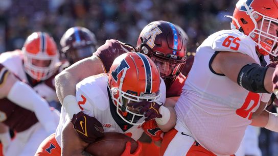 Illinois gets defensive in 14-6 upset of No. 20 Minnesota (College Football)