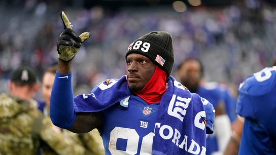 WR Kadarius Toney absent as Giants open voluntary minicamp (NFL)