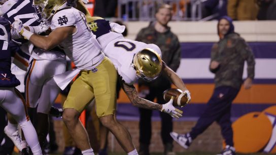 No. 9 Notre Dame nearly gets shutout of Virginia (College Football)