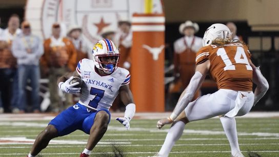 Kansas shocks Texas in OT, snaps 8-game losing streak (College Football)