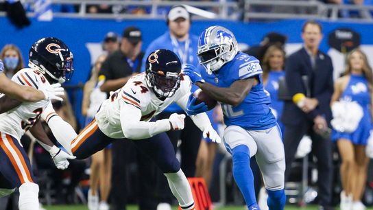 Lions RB D'Andre Swift (shoulder) hurt vs. Bears (NFL)