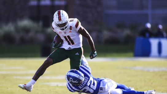 Miami WR Charleston Rambo declares for NFL draft (College Football)