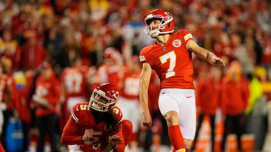 Report: Chiefs kicker Harrison Butker (COVID) ruled out vs. Steelers (NFL)
