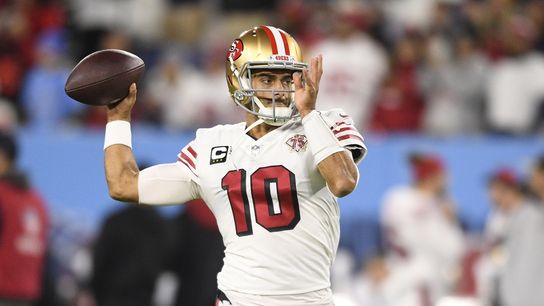 49ers QB Jimmy Garoppolo (thumb) uncertain for next week (NFL)