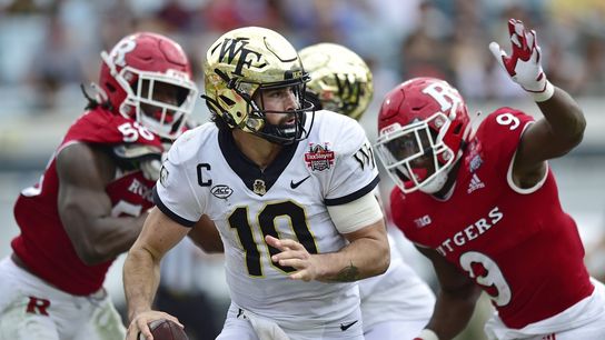 No. 17 Wake Forest pulls away from Rutgers in 38-10 Gator Bowl win (College Football)