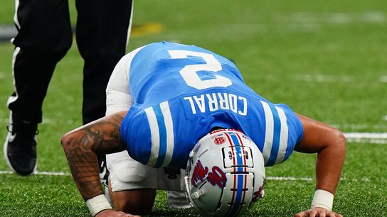 Ole Miss QB Matt Corral avoids serious injury (College Football)