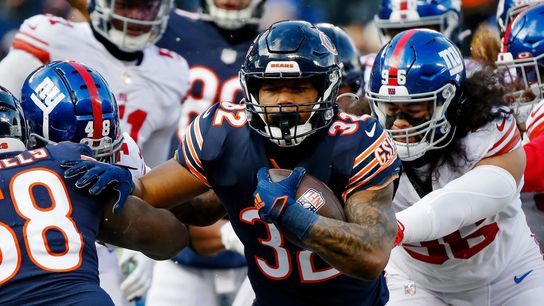 David Montgomery, Bears roll over hapless Giants (NFL)