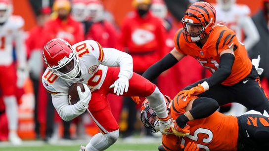 Chiefs’ Clyde Edwards-Helaire, Tyreek Hill downgraded (NFL)