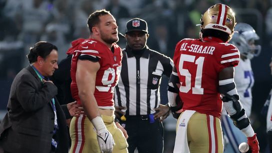49ers' Nick Bosa (concussion) returns to practice (NFL)