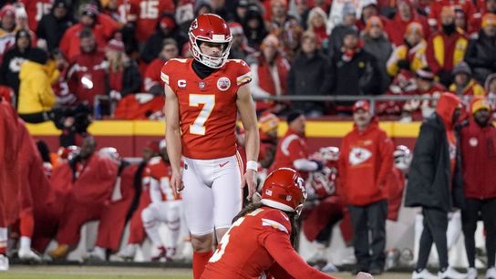 Chiefs K Harrison Butker (ankle) out for second straight game (NFL)