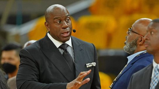 Report: Magic Johnson joins Josh Harris' bid for Commanders (NFL)
