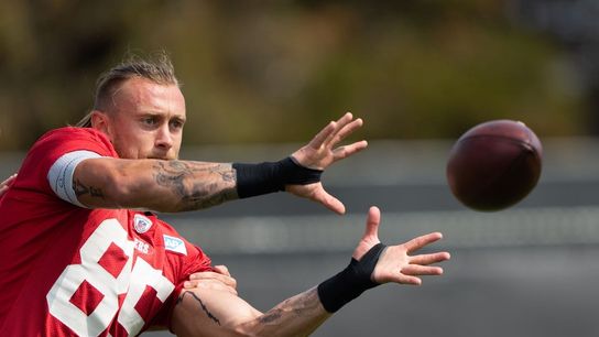 Reports: 49ers TE George Kittle (groin) out again Sunday (NFL)