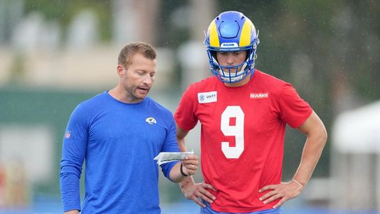 Rams QB Matthew Stafford not throwing due to elbow (NFL)