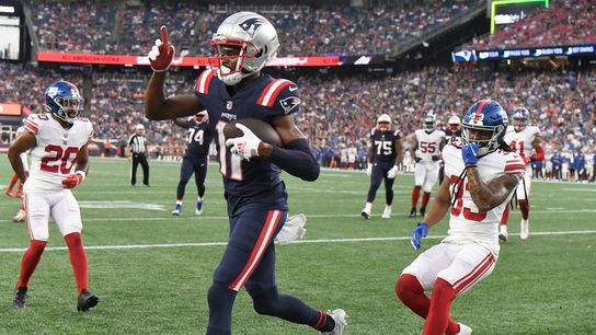 Report: Pats WR Tyquan Thornton injures collarbone (NFL)