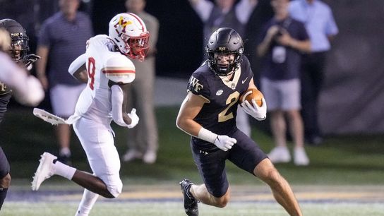 No. 22 Wake Forest keeps offense humming with backup Mitch Griffis in 44-10 win (College Football)