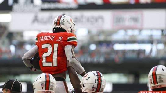 Henry Parrish Jr. scores three times as No. 16 Miami crushes Bethune-Cookman (College Football)