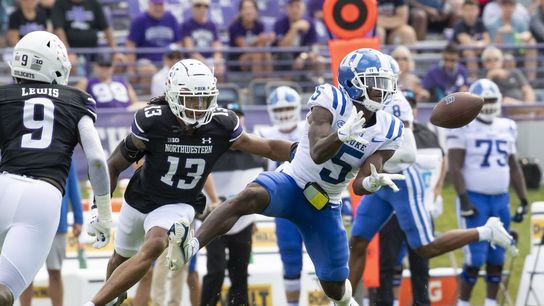 Late fumble helps Duke preserve 31-23 at Northwestern (College Football)