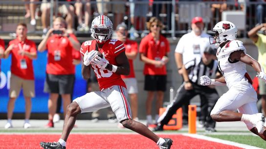 Marvin Harrison Jr., C.J. Stroud power No. 2 Ohio State past Arkansas State (College Football)