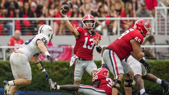 New No. 1 Georgia meets South Carolina in SEC opener (College Football)