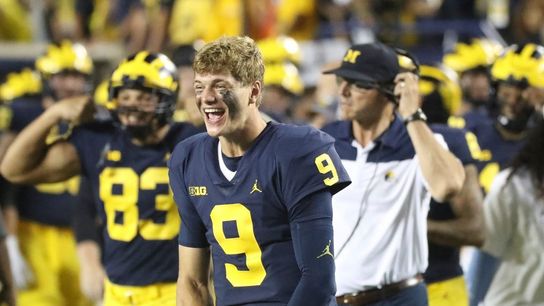 Set at quarterback, No. 4 Michigan moves on to UConn (College Football)