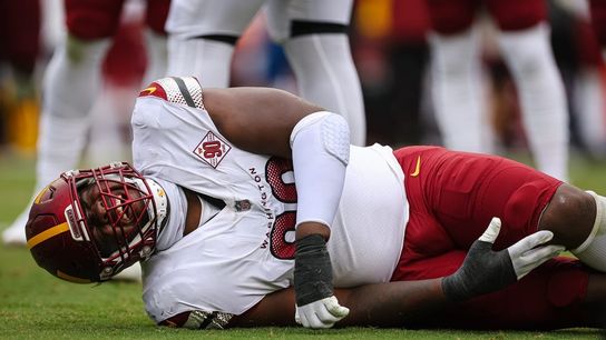 Report: Commanders DT Phidarian Mathis (knee) out for season (NFL)