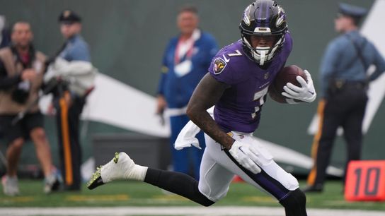 Ravens WR Rashod Bateman (foot) done for season (NFL)