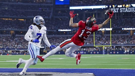 Bucs WR Mike Evans (calf) misses practice (NFL)
