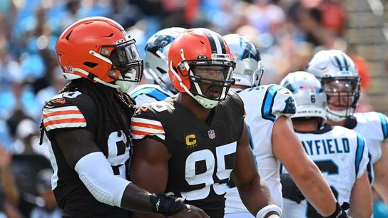 Browns' Myles Garrett, Jadeveon Clowney questionable vs. Falcons (NFL)