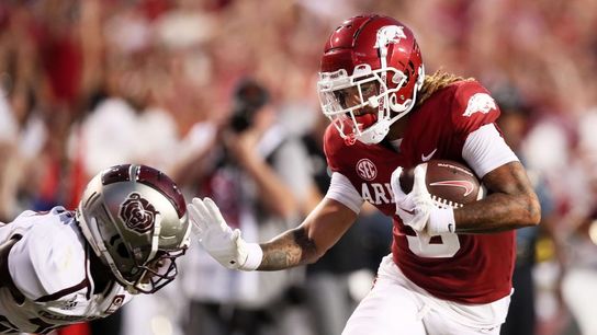 No. 10 Arkansas overcomes 17-point hole to defeat Missouri St. (College Football)