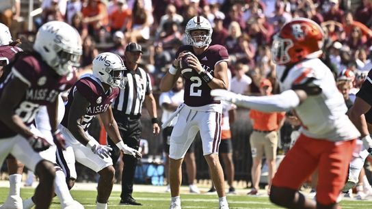 Will Rogers throws six touchdowns in Miss. State's win over Bowling Green (College Football)