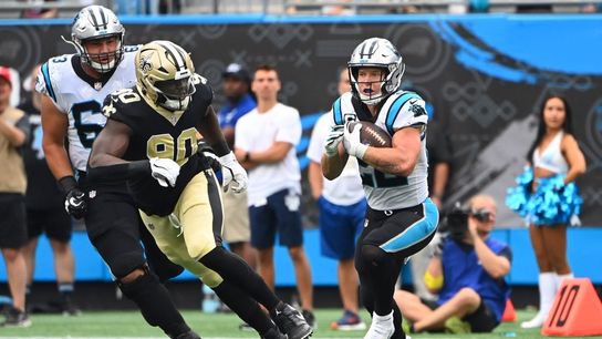 Panthers RB Christian McCaffrey (thigh) misses practice (NFL)
