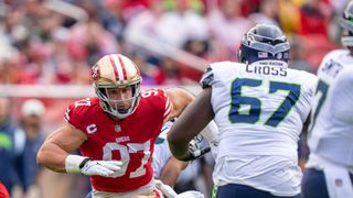 49ers DE Nick Bosa out, Falcons TE Kyle Pitts active (NFL)