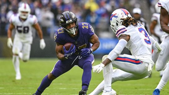 Ravens RB J.K. Dobbins (knee) returning to practice (NFL)