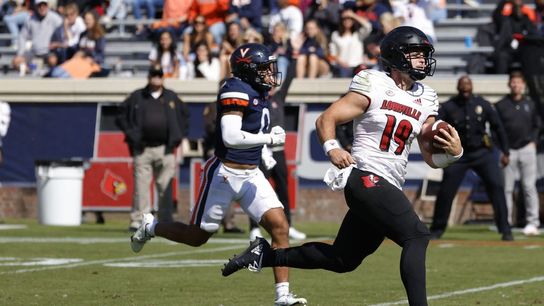 Backup QB Brock Domann leads Louisville past Virginia (College Football)