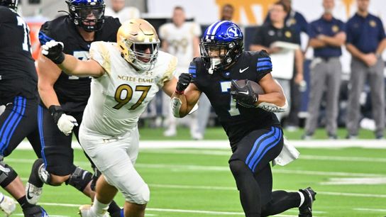 Michael Mayer's TD catches help Notre Dame hold off No. 16 BYU (College Football)