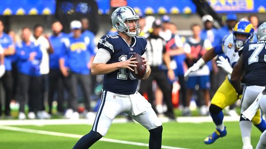 Cowboys QB Cooper Rush preparing to start vs. Eagles (NFL)