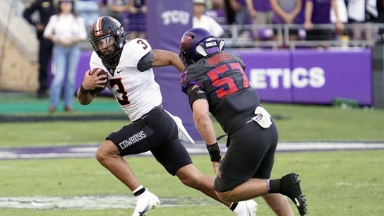 No. 11 Oklahoma State, No. 20 Texas put lethal running games to test (College Football)