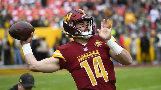 Reports: QB Carson Wentz to sit, Commanders want look at rook Sam Howell (NFL)