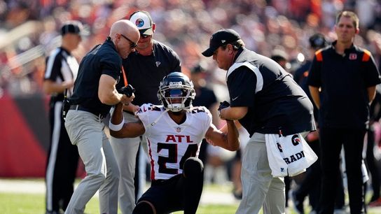 Falcons CB A.J. Terrell (hamstring) out vs. Panthers (NFL)