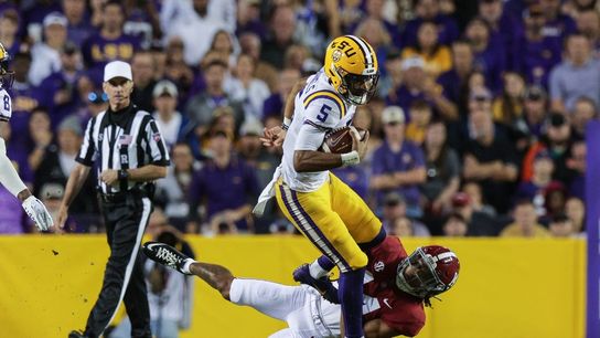 No. 10 LSU stuns No. 6 Alabama with 2-pt conversion in OT (College Football)