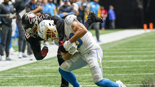 Fill-in kicker Cameron Dicker leads Chargers past faltering Falcons (NFL)